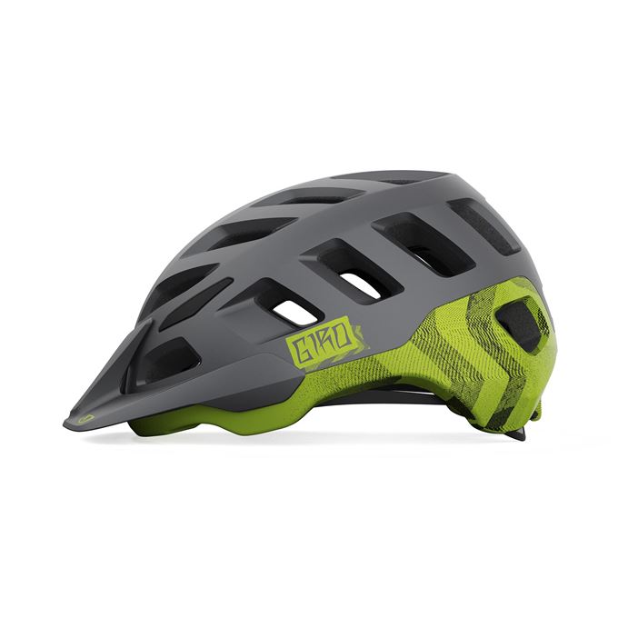 Přilba GIRO Radix - M Mat Metalic Black/Lime