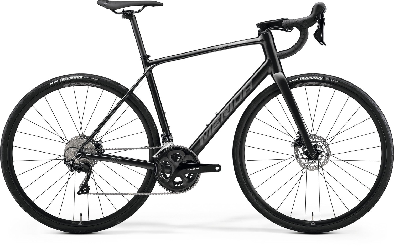 MERIDA SCULTURA ENDURANCE 400 - L Silk Black(Dark Silver)