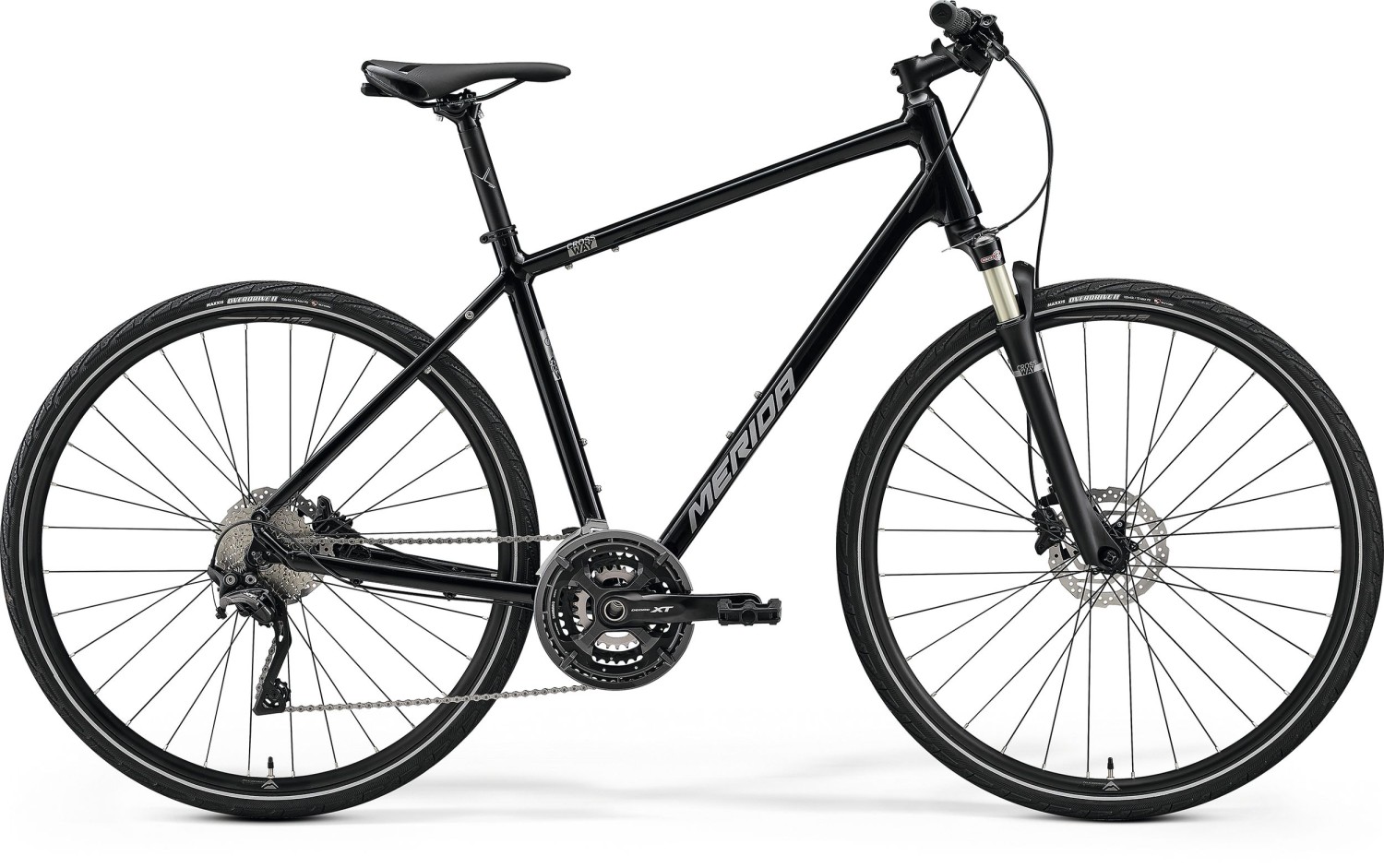 MERIDA CROSSWAY XT-EDITION - S(47) Glossy Black(Matt Silver)