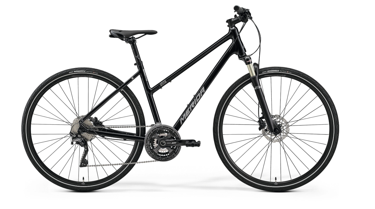 MERIDA CROSSWAY XT-EDITION LADY - M(51) Glossy Black(Matt Silver)