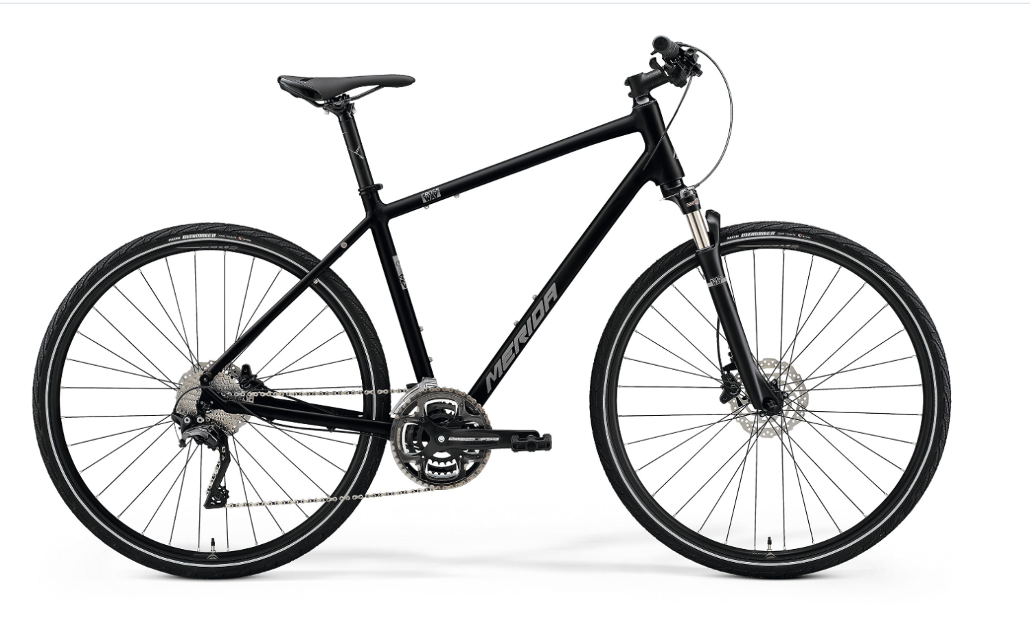 MERIDA CROSSWAY 500 - XS(43) Glossy Black(Matt Silver)