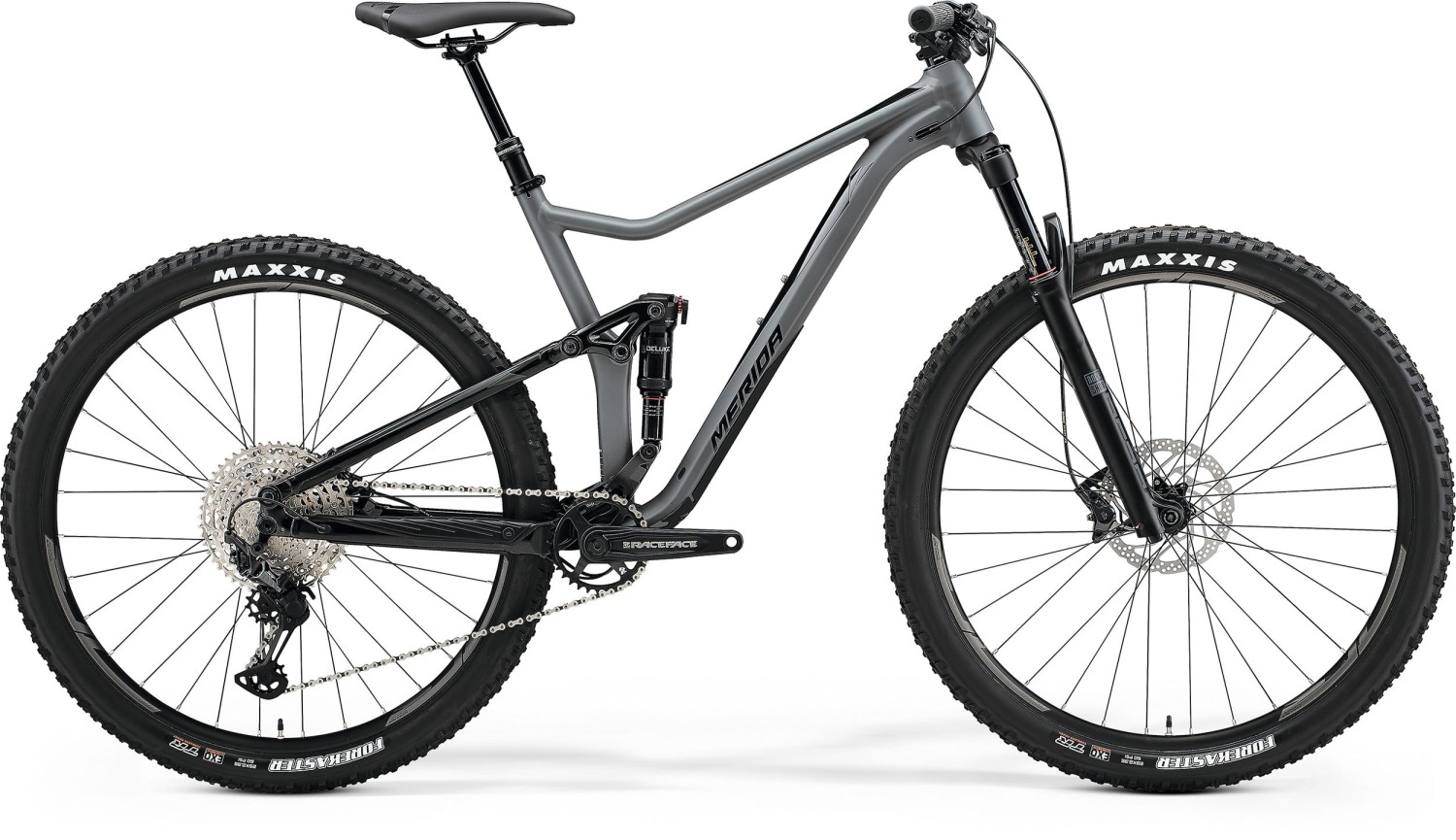 MERIDA ONE-TWENTY 600 2023 - XL(20.5), Matt Grey/Glossy Black