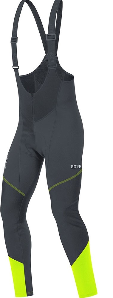 ČAPÁKY SL GORE C3 WS BIB TIGHTS+ černá - M černá/žlutá