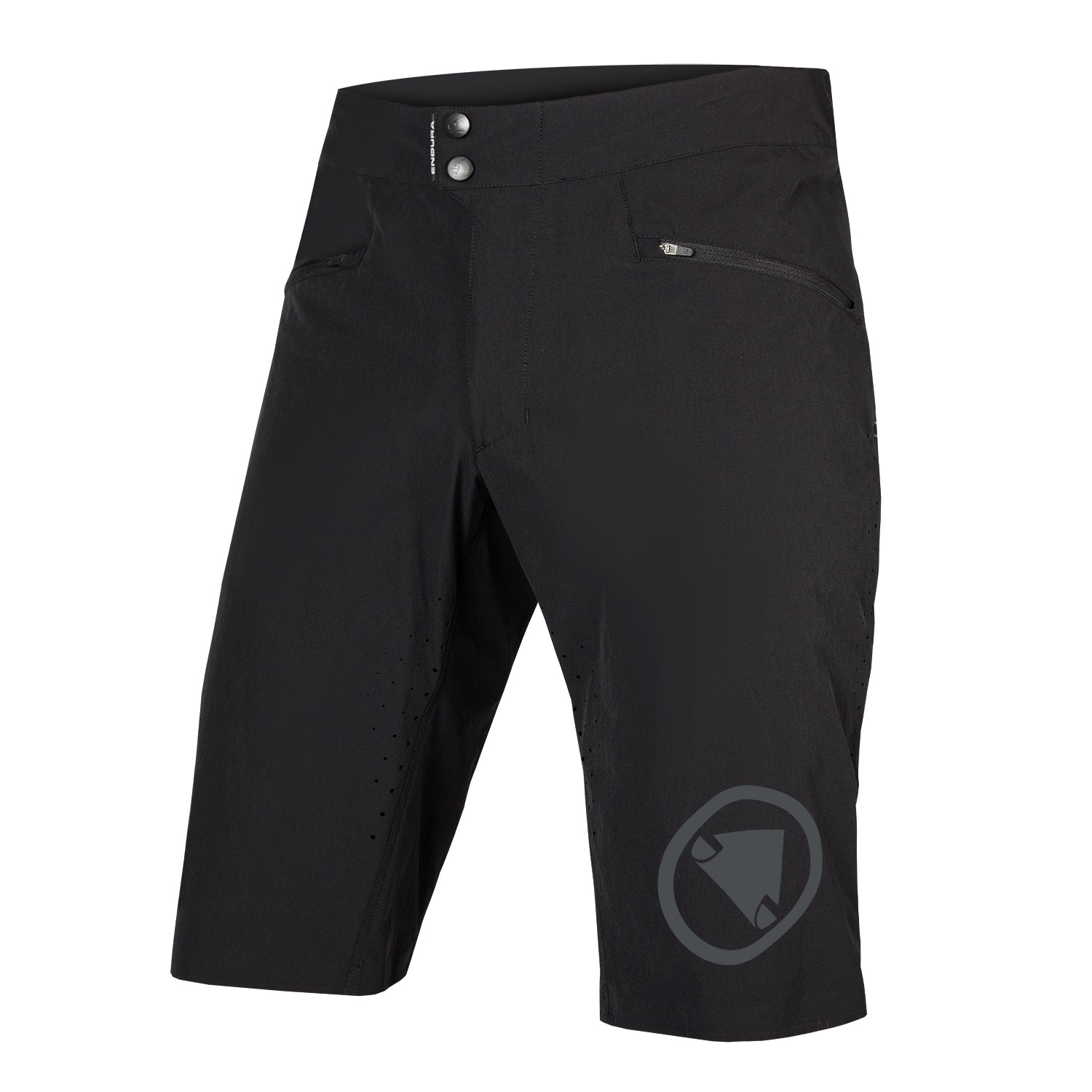 KRAŤASY ENDURA SINGLETRACK LITE SLIM FIT - L černá