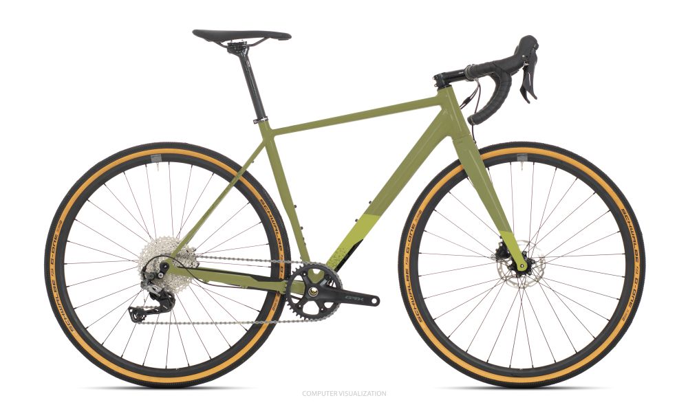 SUPERIOR X-Road COMP GR - 52cm(S) Gloss Olive Chrome