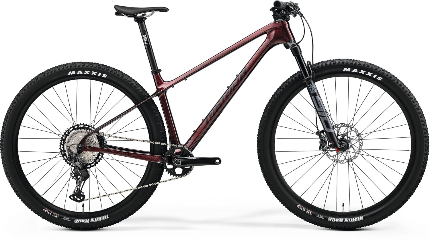 MERIDA BIG.NINE XT 2024 - L, Burgundy Red(Black/Silver)