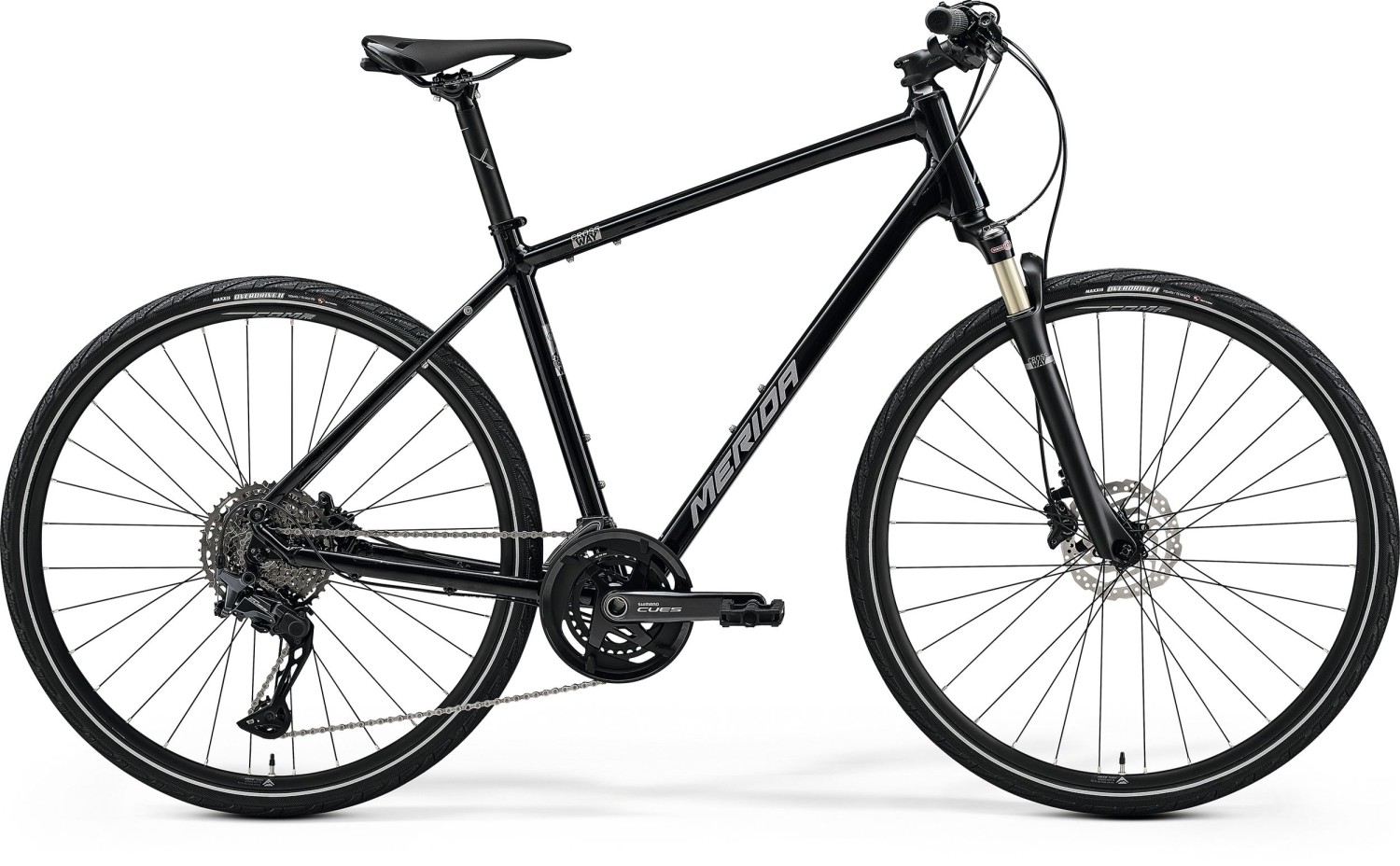 MERIDA CROSSWAY 700 - M Glossy Black(Silver)