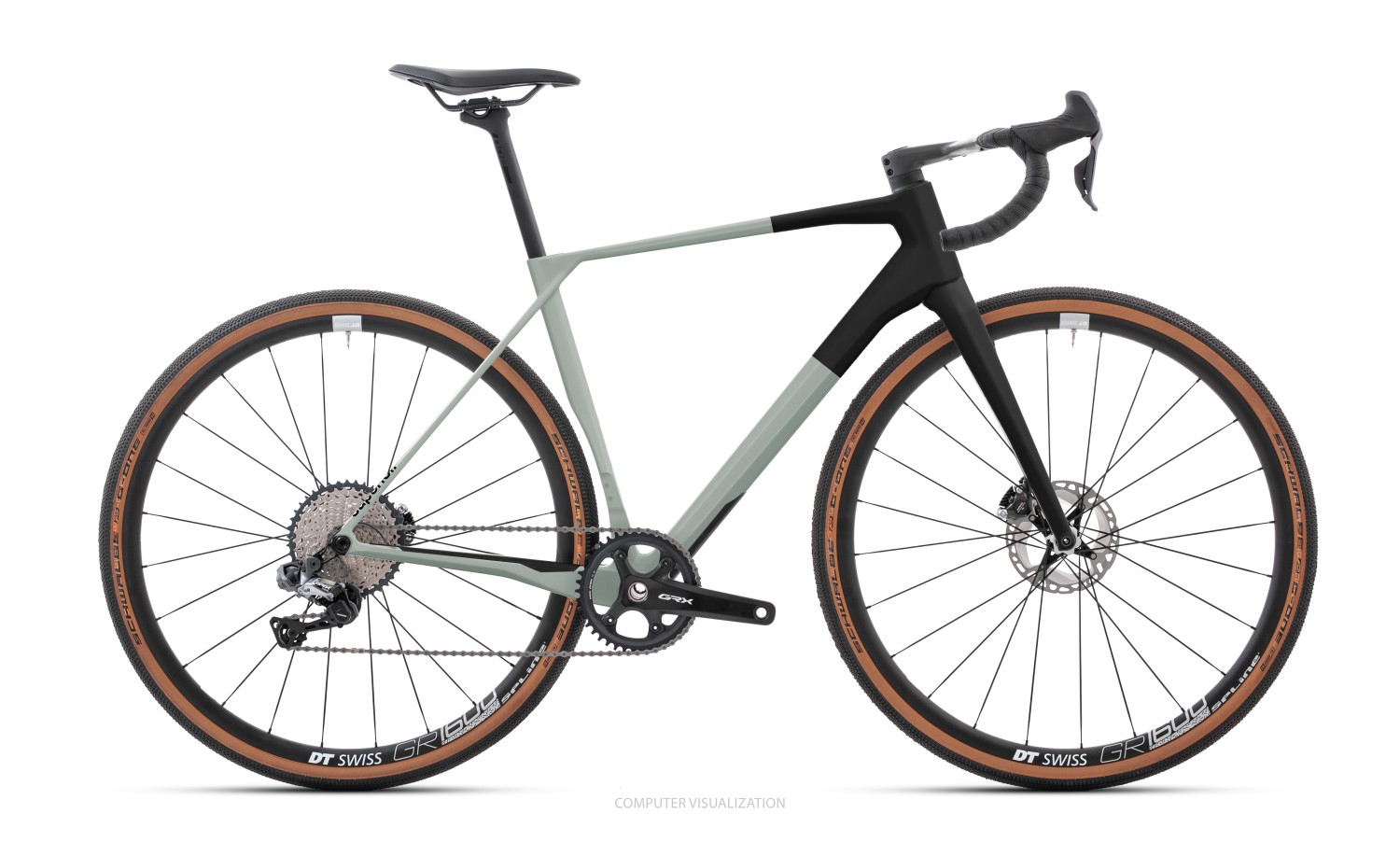 SUPERIOR X-ROAD 6.3 GR - 54cm (M) Matte Green Grey /Black