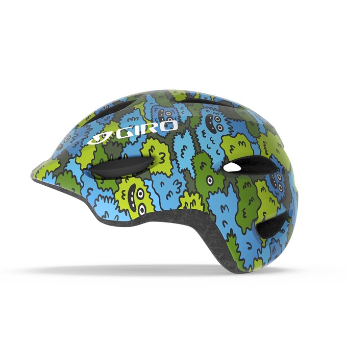 PŘILBA GIRO Scamp - XS Blue/Green Creature Camo