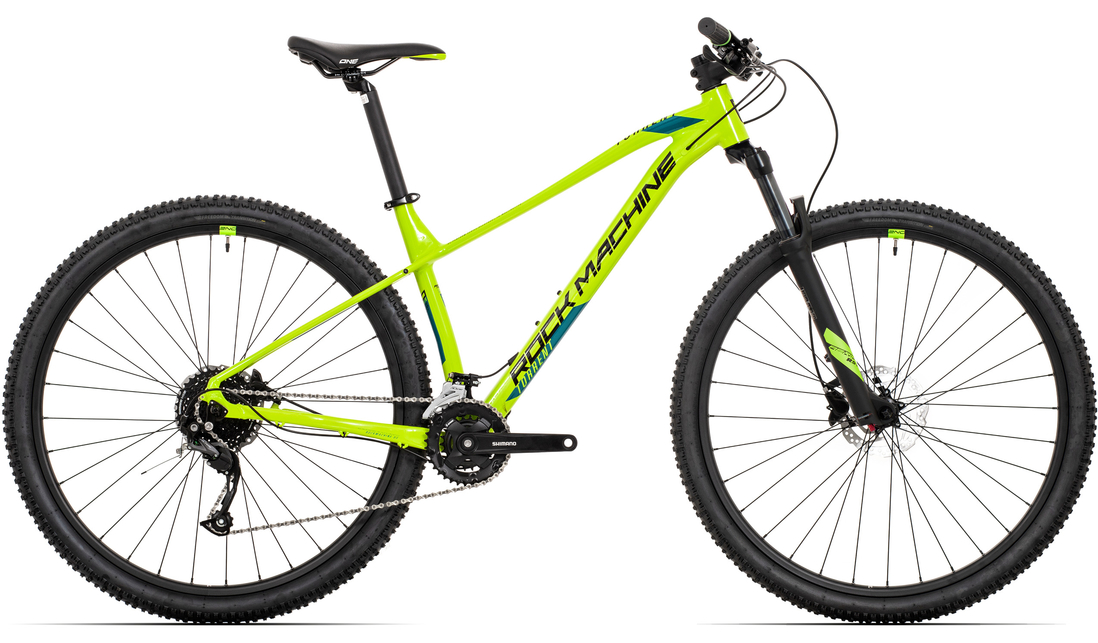 ROCK MACHINE TORRENT 20-29 2021 - XL, Gloss radioactive yellow/petrol blue