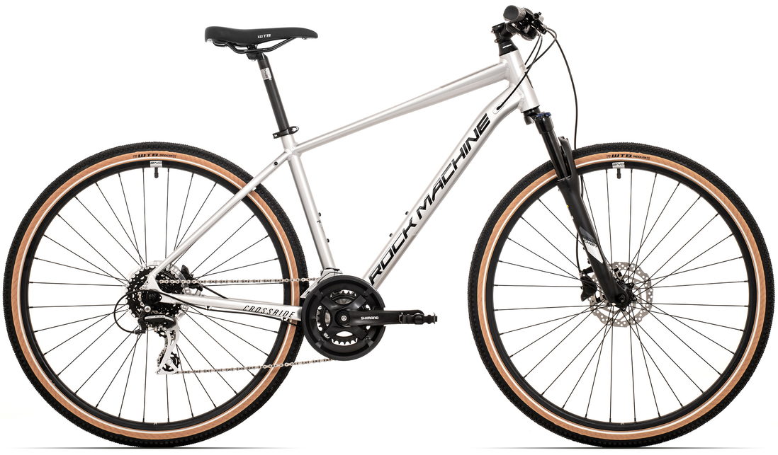 ROCK MACHINE CROSSRIDE 300 - XL Gloss silver/black