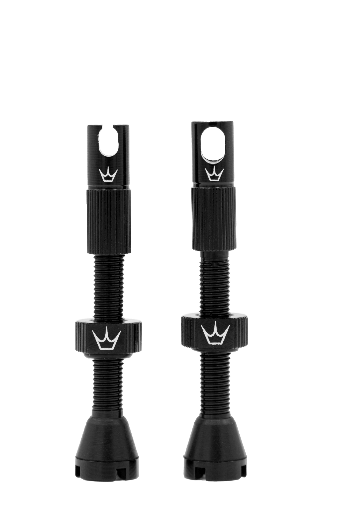 VENTILEK PEATY'S X CHRIS KING (MK2) BLACK TUBELESS VALVES 42MM (PTV2-42-BLK-12) - 42mm black