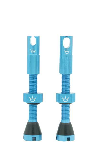 VENTILEK PEATY'S X CHRIS KING (MK2) TURQUOISE TUBELESS VALVES 42MM (PTV2-42-TRQ-12)