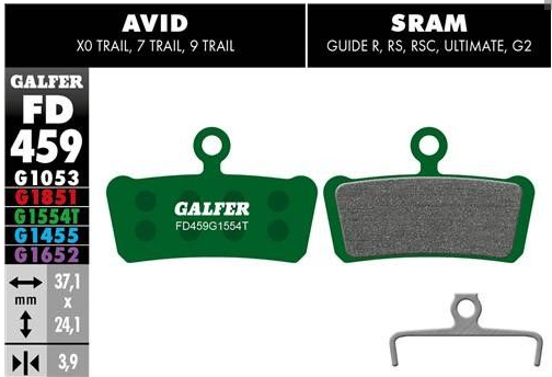 BRZD DESTIČKY GALFER FD459 PRO